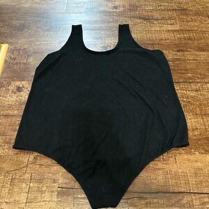 Torrid Black Bodysuit with Wide Straps and High-Cut Legs